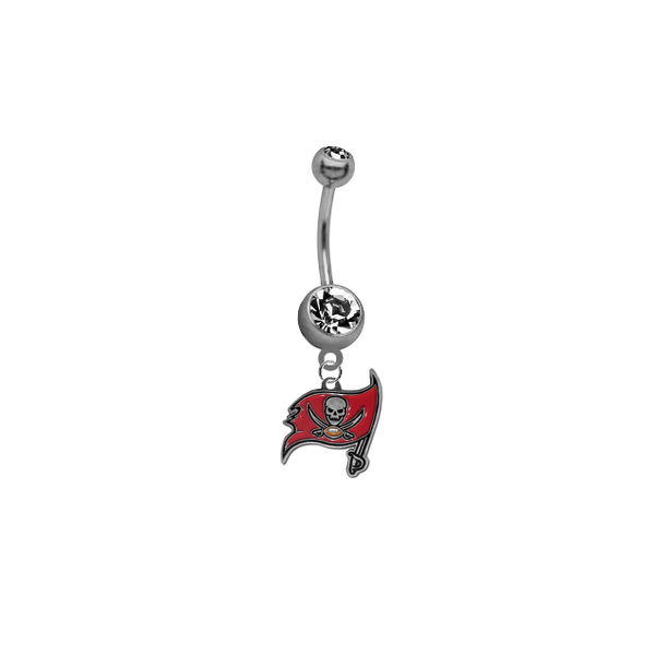 Tampa Bay Buccaneers NFL Football Belly Button Navel Ring