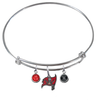 Tampa Bay Buccaneers NFL Expandable Wire Bangle Charm Bracelet