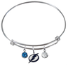 Tampa Bay Lightning NHL Expandable Wire Bangle Charm Bracelet