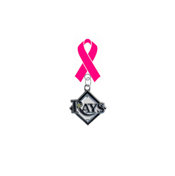 Tampa Bay Rays MLB Breast Cancer Awareness / Mothers Day Pink Ribbon Lapel Pin