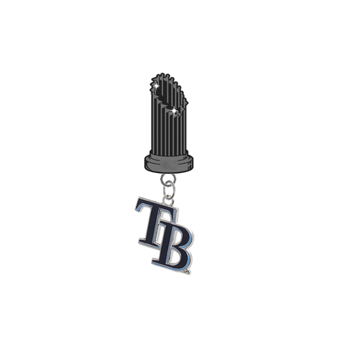 Tampa Bay Rays Style 2 MLB World Series Trophy Lapel Pin
