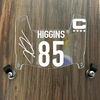 Cincinnati Bengals Tee Higgins Mini Football Helmet Visor Shield Clear w/ Clips - PICK COLOR