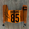 Cincinnati Bengals Tee Higgins Mini Football Helmet Visor Shield Orange Chrome Mirror w/ Clips - PICK COLOR