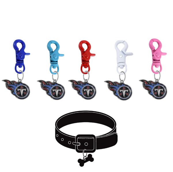 Tennessee Titans NFL COLOR EDITION Pet Tag Dog Cat Collar Charm