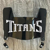 Tennessee Titans Mini Football Helmet Visor Shield Black Dark Tint w/ Clips