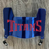 Tennessee Titans Mini Football Helmet Visor Shield Blue Chrome Mirror w/ Clips