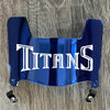 Tennessee Titans Mini Football Helmet Visor Shield Blue Chrome Mirror w/ Clips