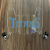 Tennessee Titans Mini Football Helmet Visor Shield Clear w/ Clips