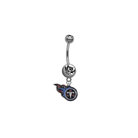 Tennessee Titans NFL Football Belly Button Navel Ring