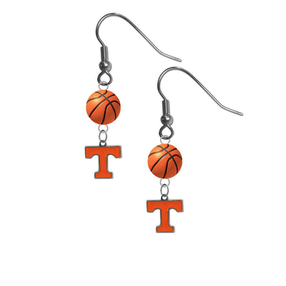 Tennessee Volunteers NCAA Basketball Dangle Earrings