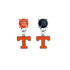 Tennessee Volunteers ORANGE & BLACK Swarovski Crystal Stud Rhinestone Earrings