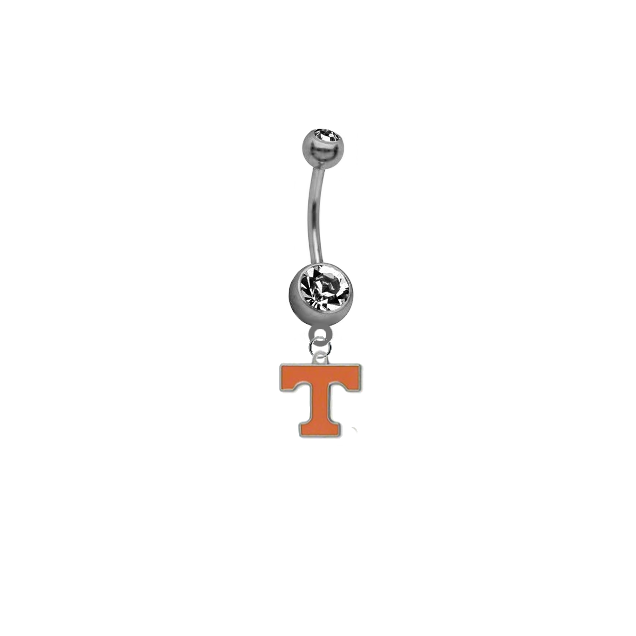 Tennessee Volunteers Vols NCAA College Belly Button Navel Ring