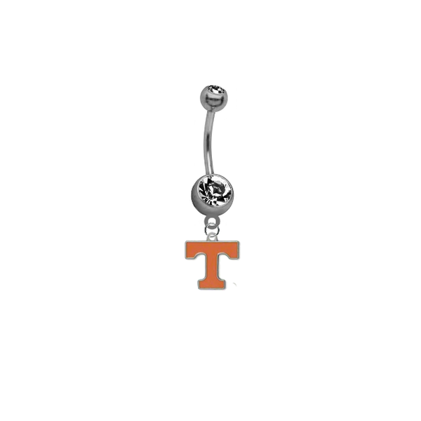 Tennessee Volunteers Vols NCAA College Belly Button Navel Ring