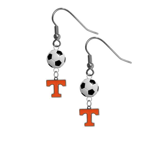 Tennessee Volunteers NCAA Soccer Dangle Earrings