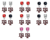 Texas A&M Aggies NCAA Swarovski Crystal Stud Rhinestone Earrings