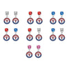 Texas Rangers MLB Swarovski Crystal Stud Rhinestone Earrings