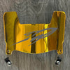 Toldeo Rockets Mini Football Helmet Visor Shield Gold Chrome Mirror w/ Clips