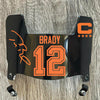 Tampa Bay Buccaneers Tom Brady Mini Football Helmet Visor Shield Black Dark Tint w/ Clips