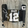 Tampa Bay Buccaneers Tom Brady Mini Football Helmet Visor Shield Black Dark Tint w/ Clips