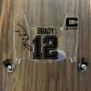 Tampa Bay Buccaneers Tom Brady Mini Football Helmet Visor Shield Clear w/ Clips