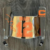 Tampa Bay Buccaneers Tom Brady Mini Football Helmet Visor Shield Silver Chrome Mirror w/ Clips