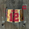 Tampa Bay Buccaneers Tom Brady Mini Football Helmet Visor Shield Silver Chrome Mirror w/ Clips