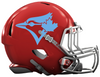 Toronto Blue Jays Custom Concept Red Mini Riddell Speed Football Helmet