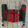 Kansas City Chiefs Travis Kelce Mini Football Helmet Visor Shield Black Dark Tint w/ Clips