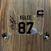 Kansas City Chiefs Travis Kelce Mini Football Helmet Visor Shield Clear w/ Clips