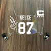 Kansas City Chiefs Travis Kelce Mini Football Helmet Visor Shield Clear w/ Clips