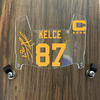 Kansas City Chiefs Travis Kelce Mini Football Helmet Visor Shield Clear w/ Clips
