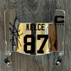 Kansas City Chiefs Travis Kelce Mini Football Helmet Visor Shield Silver Chrome Mirror w/ Clips