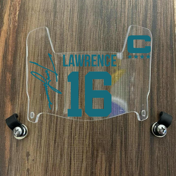 Jacksonville Jaguars Trevor Lawrence Mini Football Helmet Visor Shield Clear w/ Clips