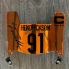 Cincinnati Bengals Trey Hendrickson Mini Football Helmet Visor Shield Orange Chrome Mirror w/ Clips - PICK COLOR