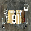 Cincinnati Bengals Trey Hendrickson Mini Football Helmet Visor Shield Silver Chrome Mirror w/ Clips - PICK COLOR