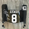 Dallas Cowboys Troy Aikman Mini Football Helmet Visor Shield Black Dark Tint w/ Clips