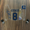 Dallas Cowboys Troy Aikman Mini Football Helmet Visor Shield Clear w/ Clips