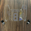 Dallas Cowboys Troy Aikman Mini Football Helmet Visor Shield Clear w/ Clips