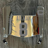 Dallas Cowboys Troy Aikman Mini Football Helmet Visor Shield Silver Chrome Mirror w/ Clips