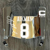 Dallas Cowboys Troy Aikman Mini Football Helmet Visor Shield Silver Chrome Mirror w/ Clips