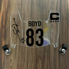 Cincinnati Bengals Tyler Boyd Mini Football Helmet Visor Shield Clear w/ Clips - PICK COLOR