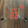 Cincinnati Bengals Tyler Boyd Mini Football Helmet Visor Shield Clear w/ Clips - PICK COLOR