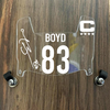 Cincinnati Bengals Tyler Boyd Mini Football Helmet Visor Shield Clear w/ Clips - PICK COLOR