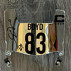 Cincinnati Bengals Tyler Boyd Mini Football Helmet Visor Shield Silver Chrome Mirror w/ Clips - PICK COLOR