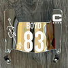 Cincinnati Bengals Tyler Boyd Mini Football Helmet Visor Shield Silver Chrome Mirror w/ Clips - PICK COLOR