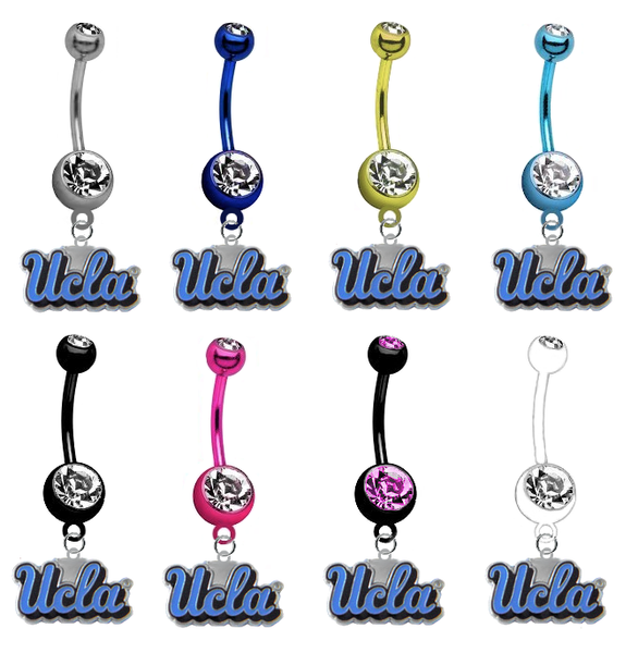 UCLA Bruins California NCAA College Belly Button Navel Ring - Pick Your Color