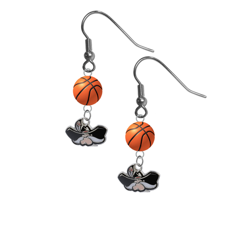 UNLV Las Vegas Rebels NCAA Basketball Dangle Earrings