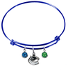 Vancouver Canucks Color Edition BLUE Expandable Wire Bangle Charm Bracelet