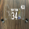 Chicago Bears Walter Payton Mini Football Helmet Visor Shield Clear w/ Clips