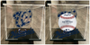 Washington Nationals Stars & Stripes Single Acrylic UV Baseball Display Case Cube w/ Ball Holder